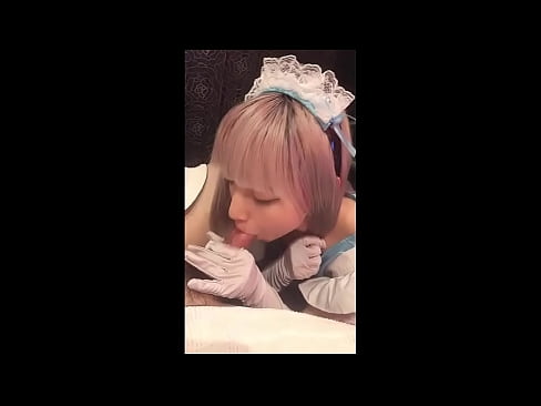 ❤️ جاپاني بت [ميوڪا]، فرينچ نوڪر جو لباس، حصو 1، بلو جاب ۽ لوشن سان جرڪ آف ️❌  اسان وٽ